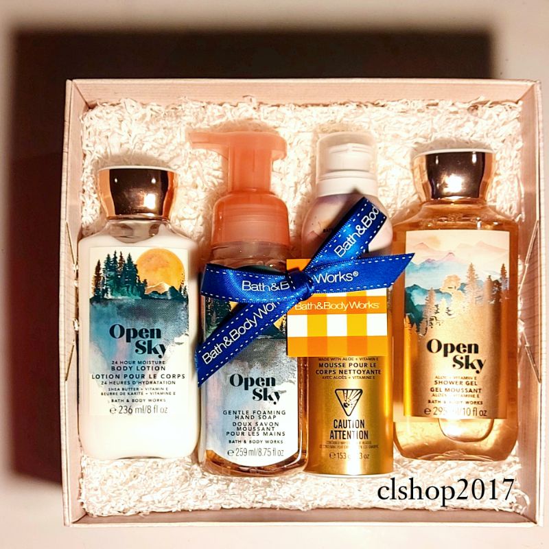 BBW OPEN SKY GIFT SET PAKET BATH &amp; BODY WORKS