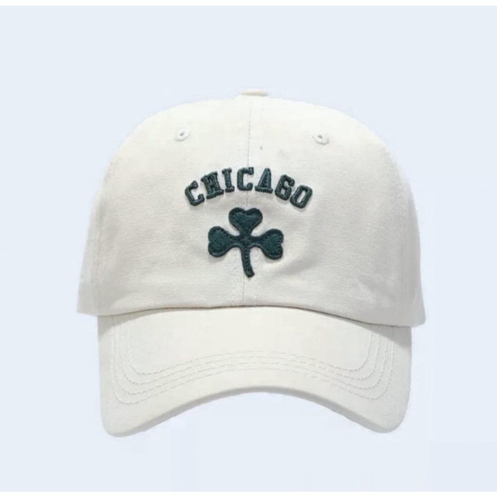 Terlaris Topi Baseball Bordir CHICAGO Caps Distro Pria Wanita Bahan Rafel Tebal Lembut.