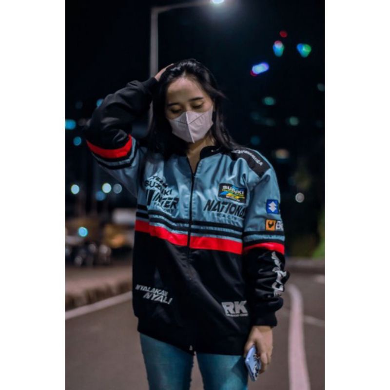 JAKET PRIA - NASCAR JACKET PREMIUM - JAKET MOTOR VARSITY  - JAKET SUNMORI PRIA - VARSITY JACKET BASEBALL  ORIGINAL