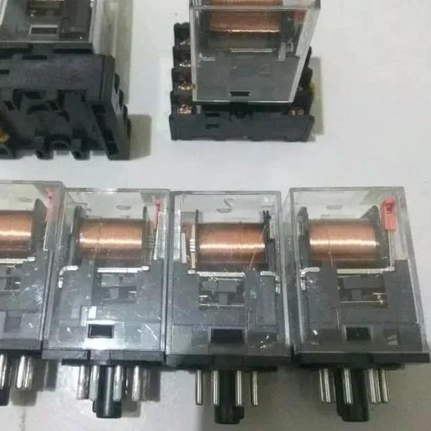Relay Omron Original MK2P - I input: 220V Ac (100℅ ORI) + socket