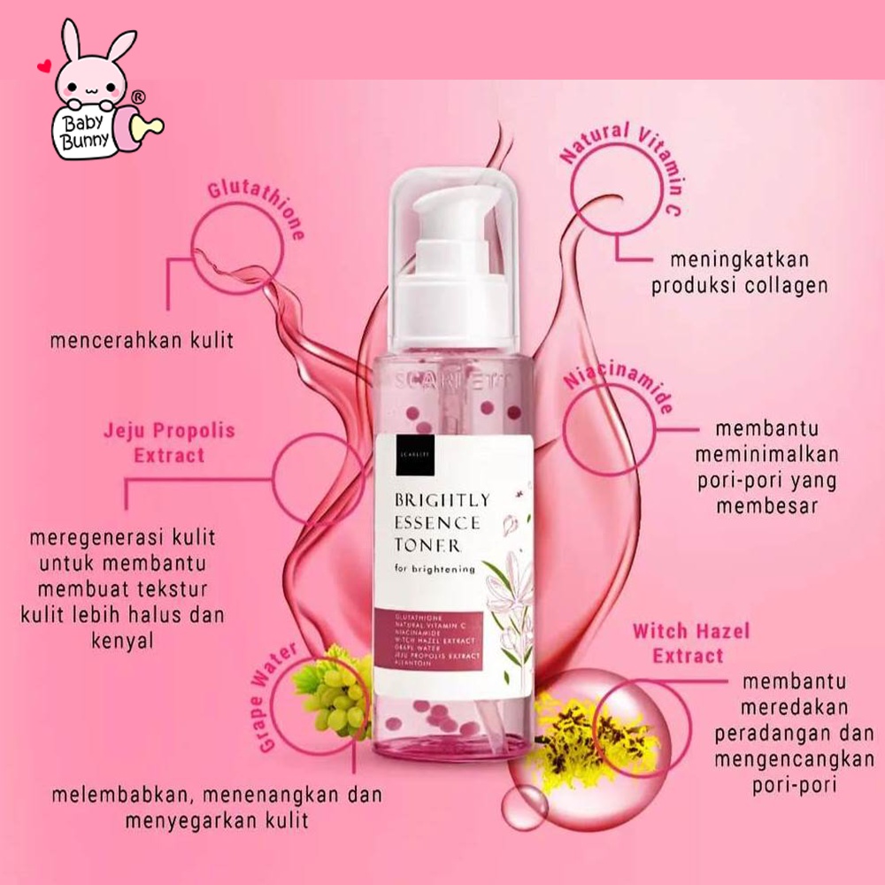 ❤ BELIA ❤ SCARLETT Whitening Toner Series | Toner Wajah | Essence | BPOM