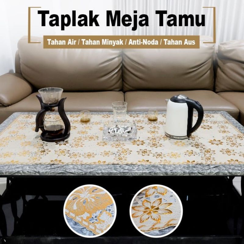 Medan Termurah Size 60x120 Taplak meja anti air Taplak meja tamu mewah import