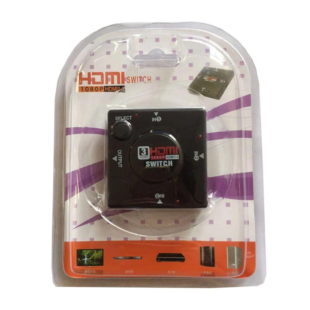 Top Output Mini3 Untuk HDTV 1080P HDMI Untuk Switch HUB Adapter Converter HUB Untuk Switch