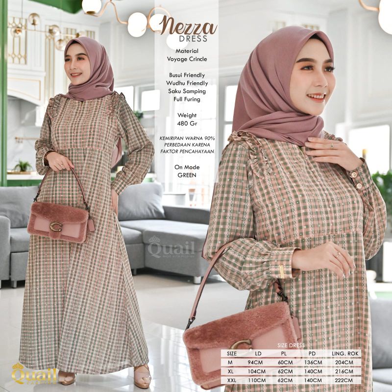 Nezza Gamis QuaiL Hijab