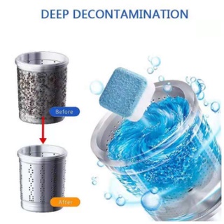 Deep Cleaning Washing Machine Cleaner isi 12pcs-Tablet Pembersih Mesin Cuci