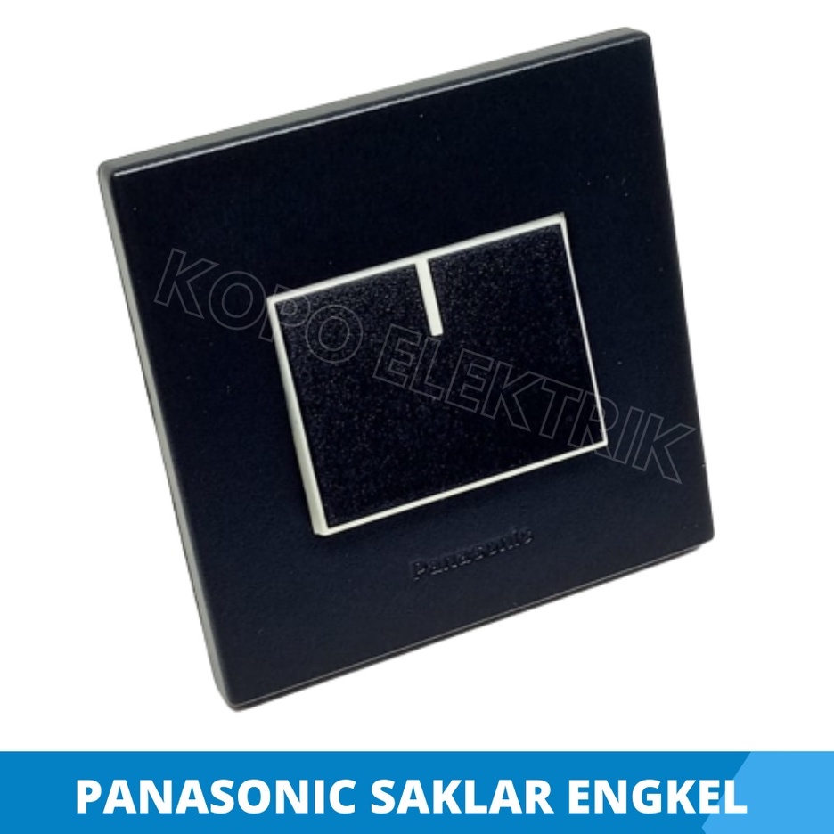 Panasonic Saklar Engkel Besar Style Black Tanam Saklar Hitam Minimalis Modern