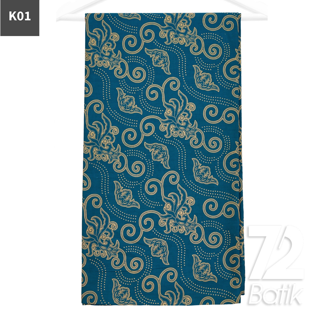 KAIN BATIK PREMIUM Bahan Katun Motif Fox Warna Tosca 722623 CAP 72IL Jarik Jarit Samping Kebat Panjang Batik Katun Modern Premium Bahan Seragam Batik Pernikahan Kantor Keluarga Murah Kamen Jadi Batik Bali Lembaran