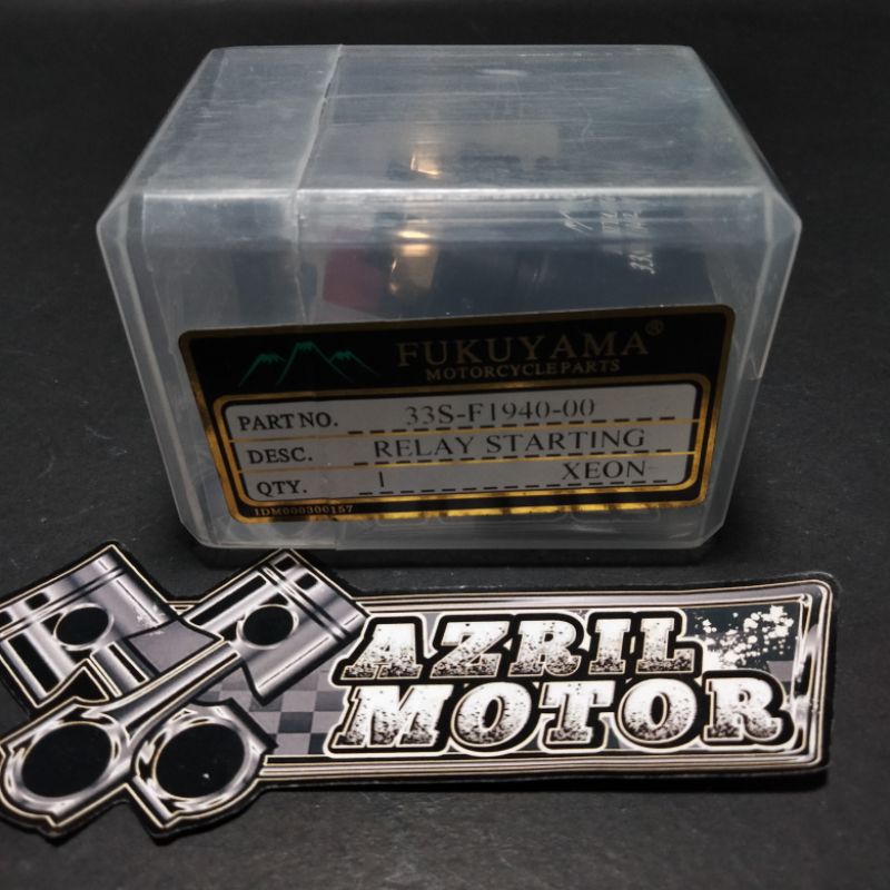 BENDIK STATER RYLEY STATER RELAY STARTING XEON/BYSON  MERK FUKUYAMA