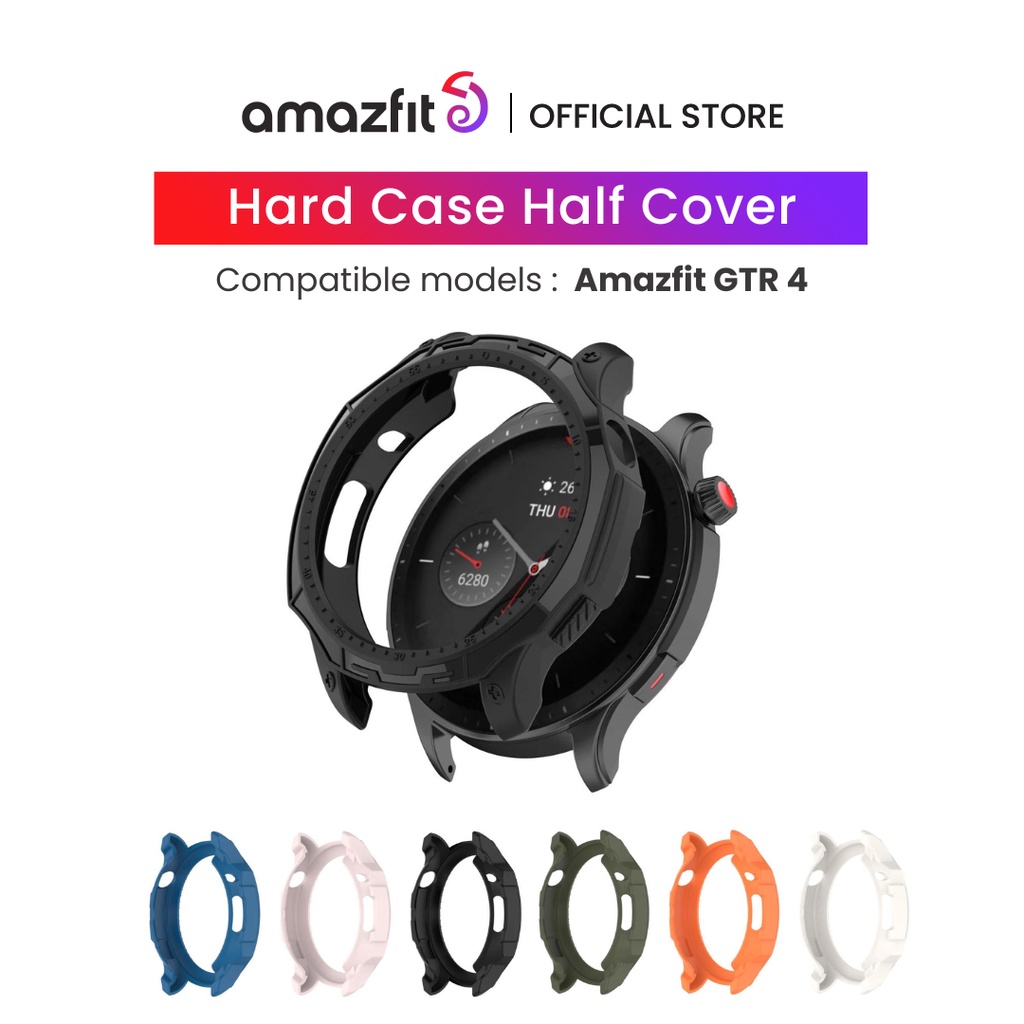 New Protector Hard Case Half Cover Smartwatch Amazfit GTR 4 Case Pelindung Smartwatch
