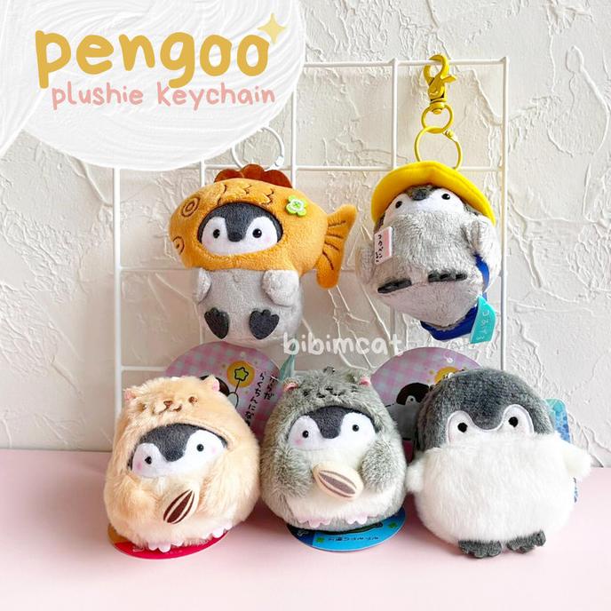 Pengoo Plushie Keychain / Gantungan Kunci Boneka Penguin Premium