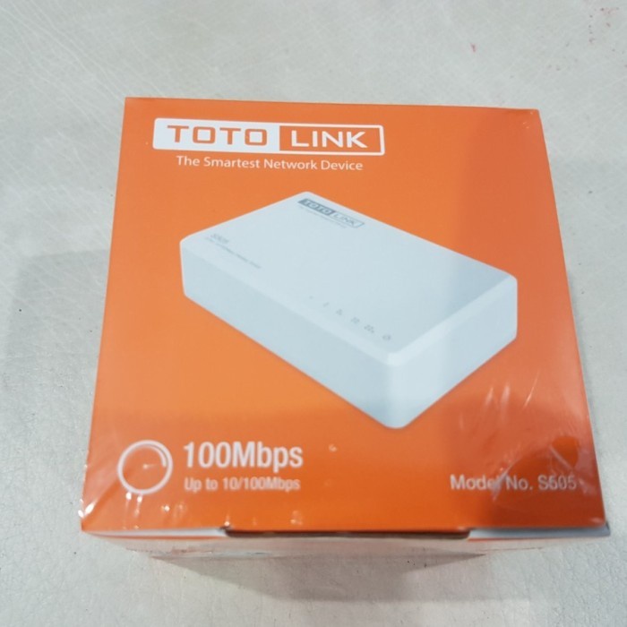 TOTOLINK Switch S505 5-Port 10/100Mbps Desktop Switch