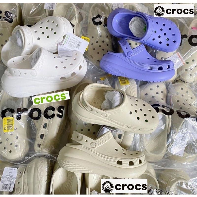 Croccs Classic Crush Clog / Sandal wanita Crocs Crush Clog