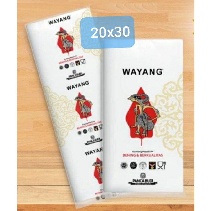 PLASTIK PP WAYANG 20X30