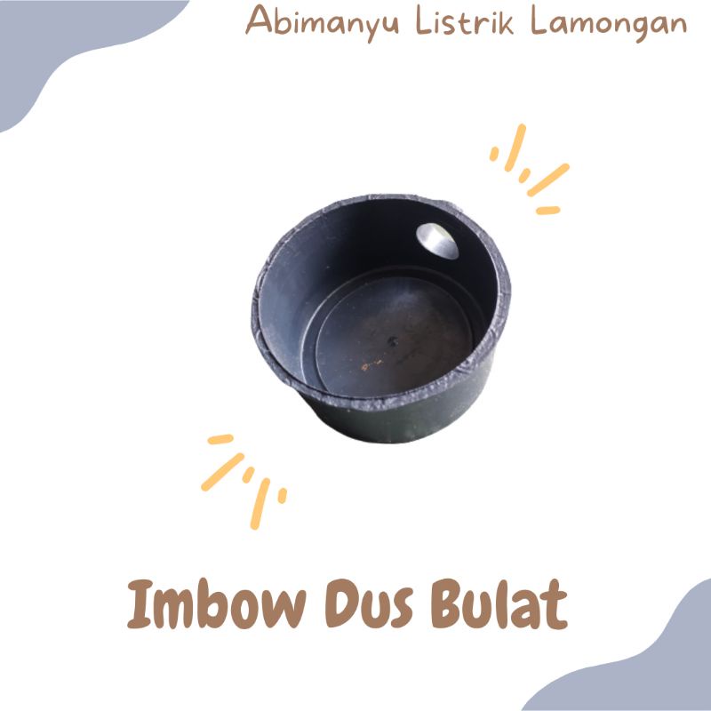 Imbow Dus Hitam Tebal Plastik/Lubang 1 Buat Kabel/Wadah Saklar/Imbow Dus/T Dus Plastik/T Dus Hitam/I