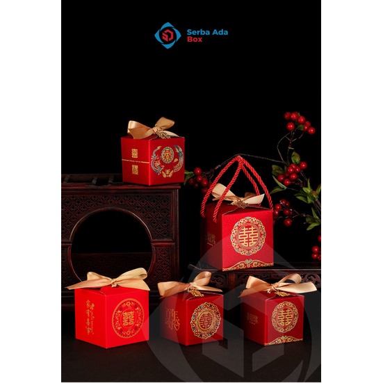 

Kotak Souvenir Wedding Sangjit / Kotak Permen Shuang Xi / Candy Box Double Happiness / Kotak Sovenir Wedding