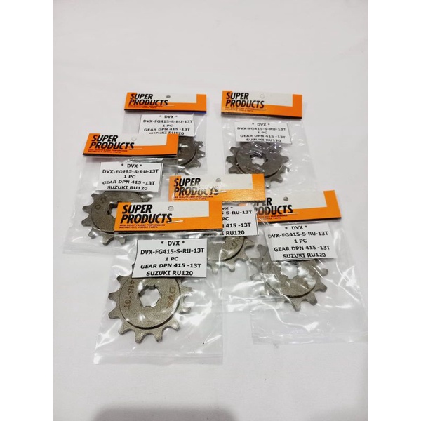 GEAR GIR DEPAN DVX 415-13T SUZUKI SATRIA120RU ORIGINAL