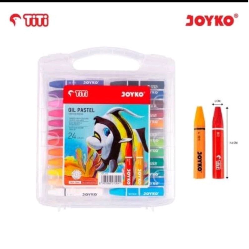 

Crayon Oil Pastel Titi Joyko 24 warna