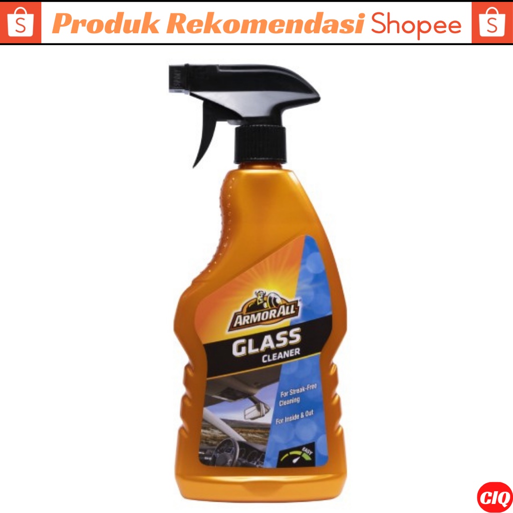 Armor All Glass Cleaner Pembersih Kaca Mobil Motor Helm Jendela Rumah Berjamur Aquarium 500ml