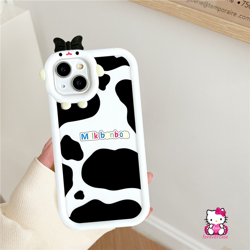 Casing Softcase Realme C12 C21Y C25Y C31 C25 C35 9i C15 C33 9 9Pro + 7 C17 5 5i 6i 7i C11 C25 C20A 82 C30Pro Motif Sapi 3D Case Pelindung Earphone Bluetooth Airpod