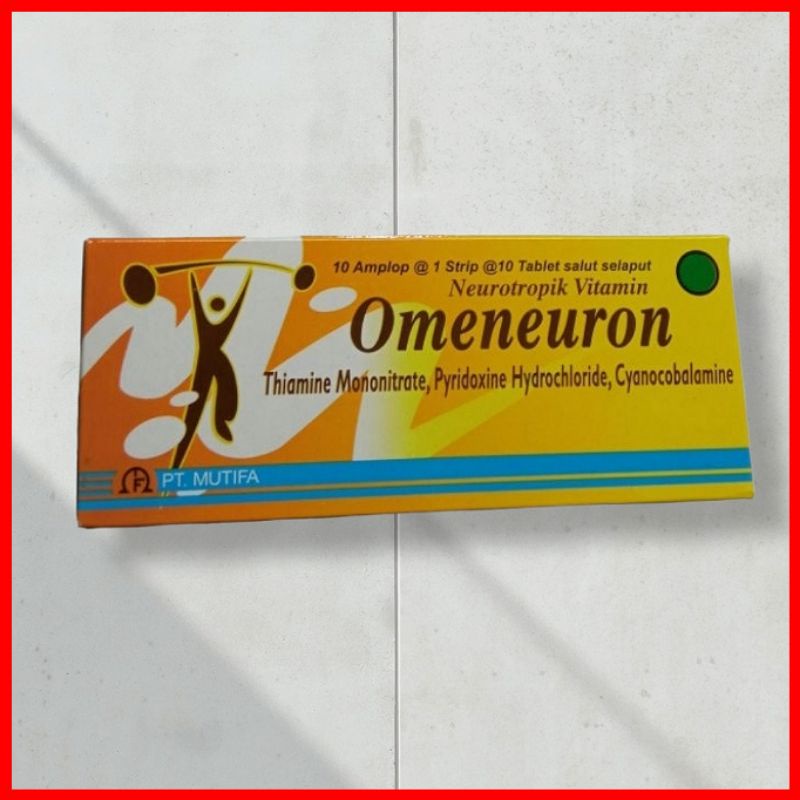 OMENEURON VITAMIN NEUROTROPIK (jual per strip @10 tablet)