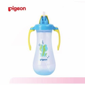 Dot Pigeon Tall Straw Bottle 300Ml Botol Minum Sedotan Bayi Anak