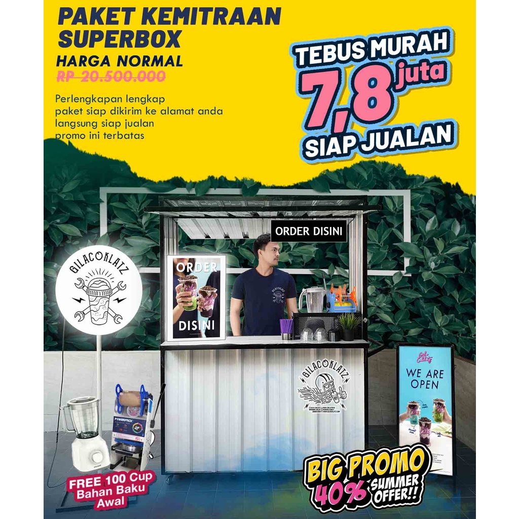 

PAKET SUPERBOX GILACOKLATZ - Mama Faris - Enrekang - include program potongan ongkir