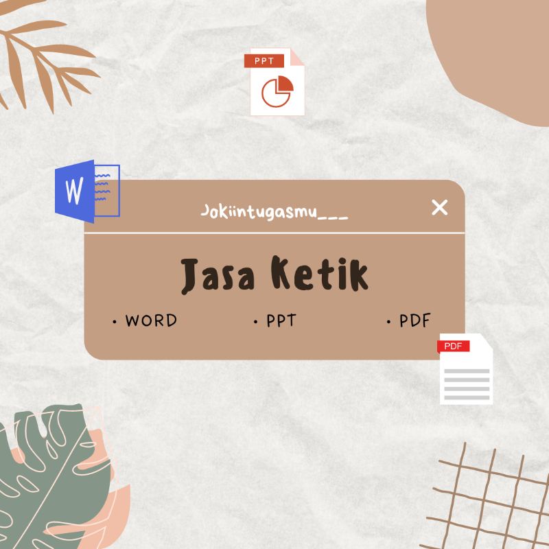 Jasa Ketik Word | PPT | PDF