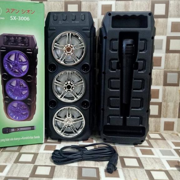 Speaker Bluetooth Terbaru SX 3006 free mic - Salon aktif 3006