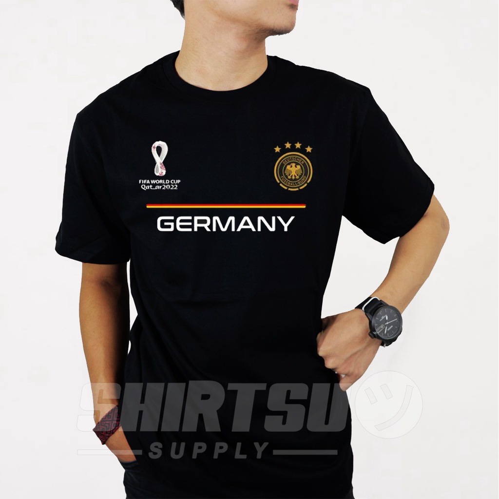 Baju Kaos T Shirt Jersey Bola Argentina Belgia Brazil England Prancis Jerman Belanda Netherland Port