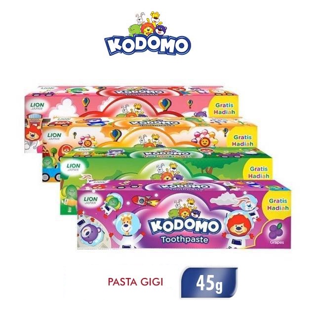 *FRAULEINCO* kodomo pasta gigi anak /  odol kodomo /sikat gigi KODOMO anak baby toothpaste tooth paste 45 gr