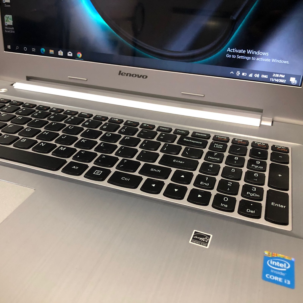 LAPTOP LENOVO Z50 Ram 8gb ssd 180 Prosesor Intel Core i3-4005U