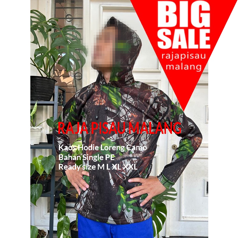 KAOS LORENG CAMO HODIE PERBAKIN