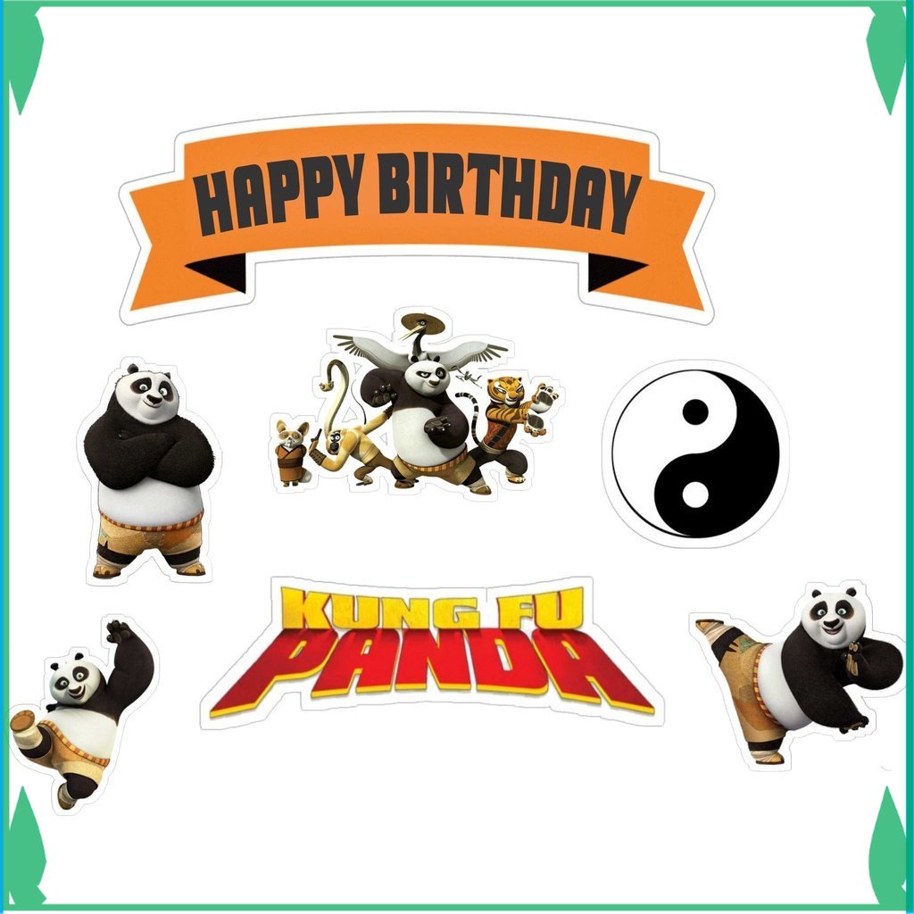 

TOPER KUE TOPPER CAKE ULANG TAHUN / HIASAN KUE CUSTOM KUNGFU PANDA FADHILSOUVENIR