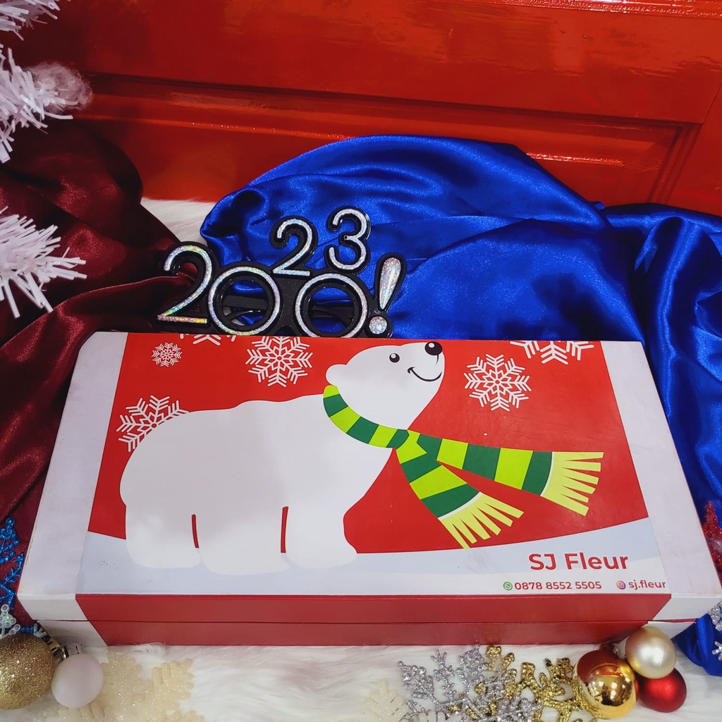 

Paket Dekorasi Hampers Natal Christmas Parcel Hadiah Kue Kering 300