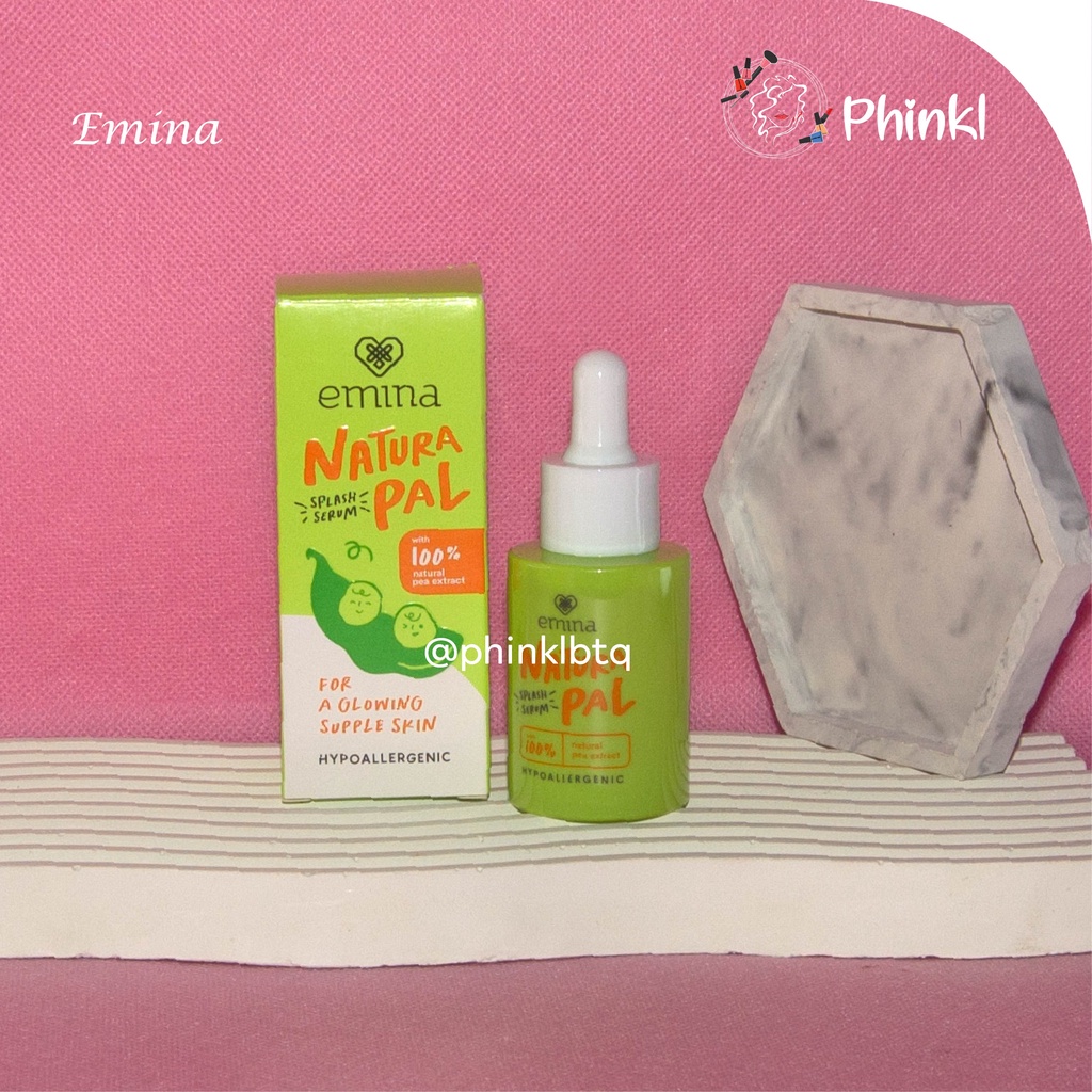 `ღ´ PHINKL `ღ´ ╰☆☆ 𝔢мιℕά ☆☆╮ Emina Natura Pal - Cleanser - Moisturizer - Toner - Splash Serum bahan alami organik
