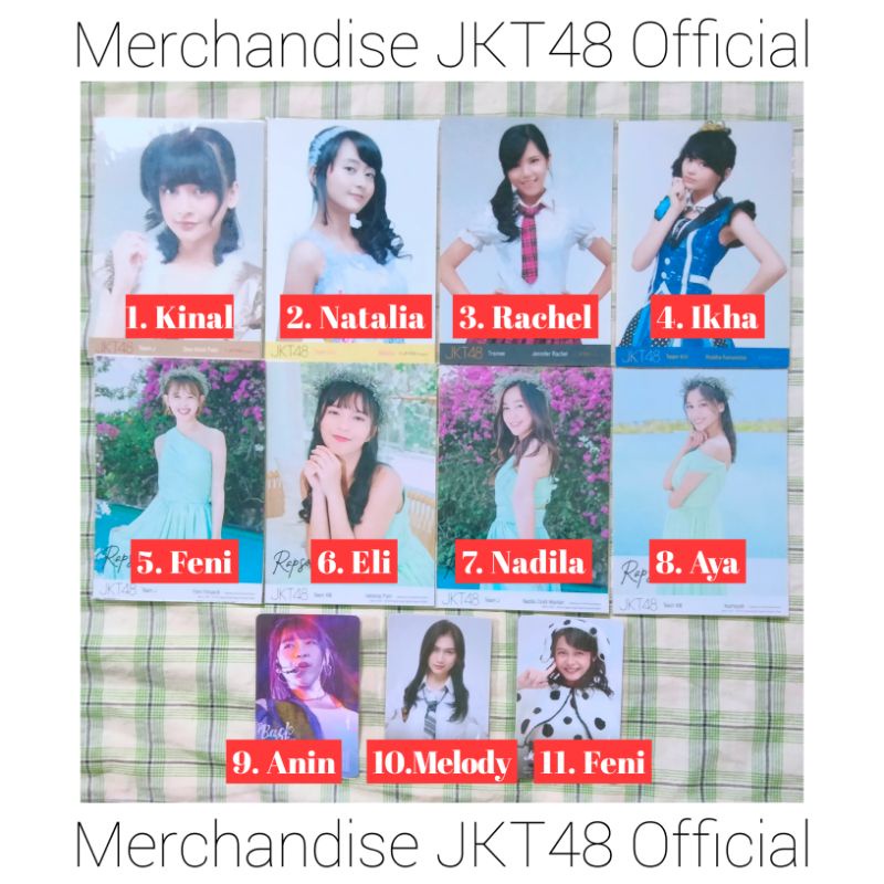 Photopack JKT48 Rapsodi Official Kinal Natalia Jennifer Rachel Ikha Nadila Aya