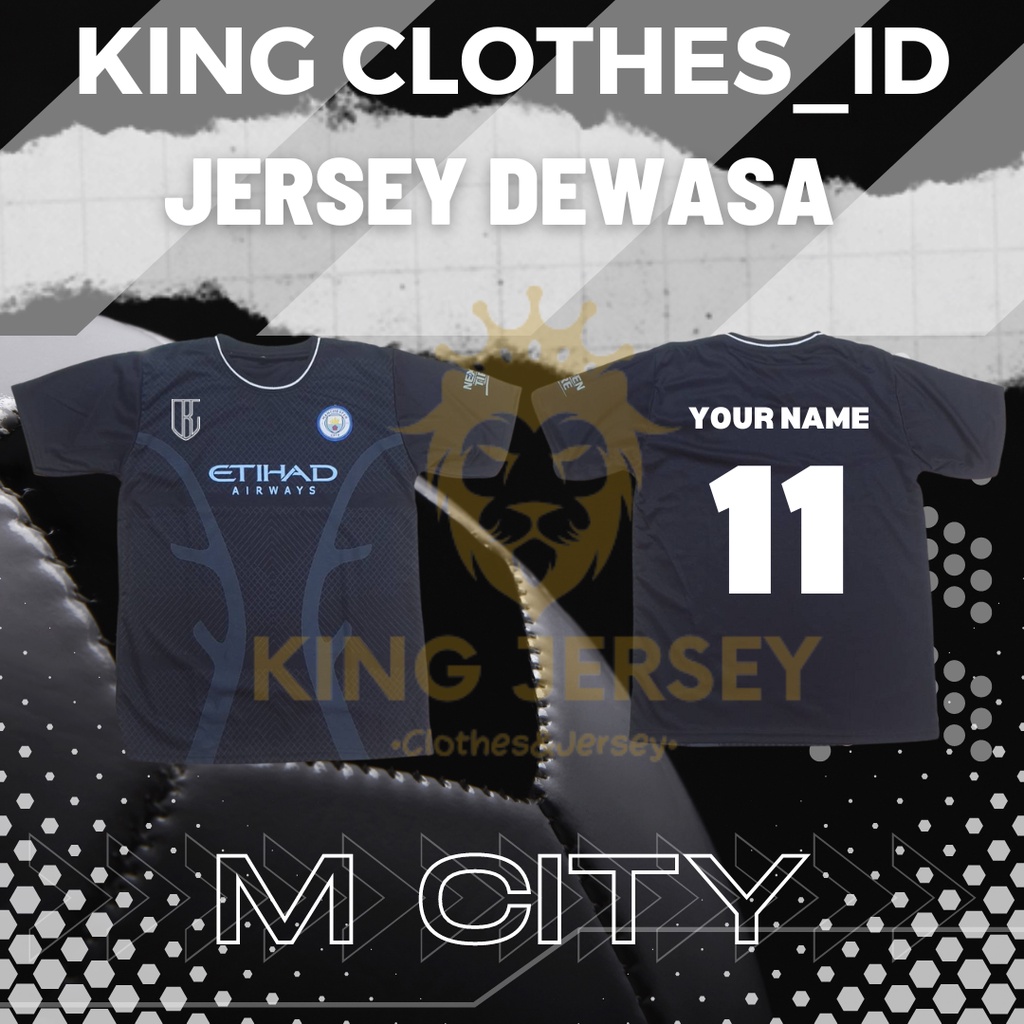 JERSEY BOLA DEWASA MCITY HITAM