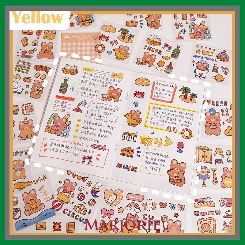 20PCS/Set Stiker Motif Kartun Korea Lucu Anti Air Dekorasi pola kecil Handbook Scrapbook DIY-MJD