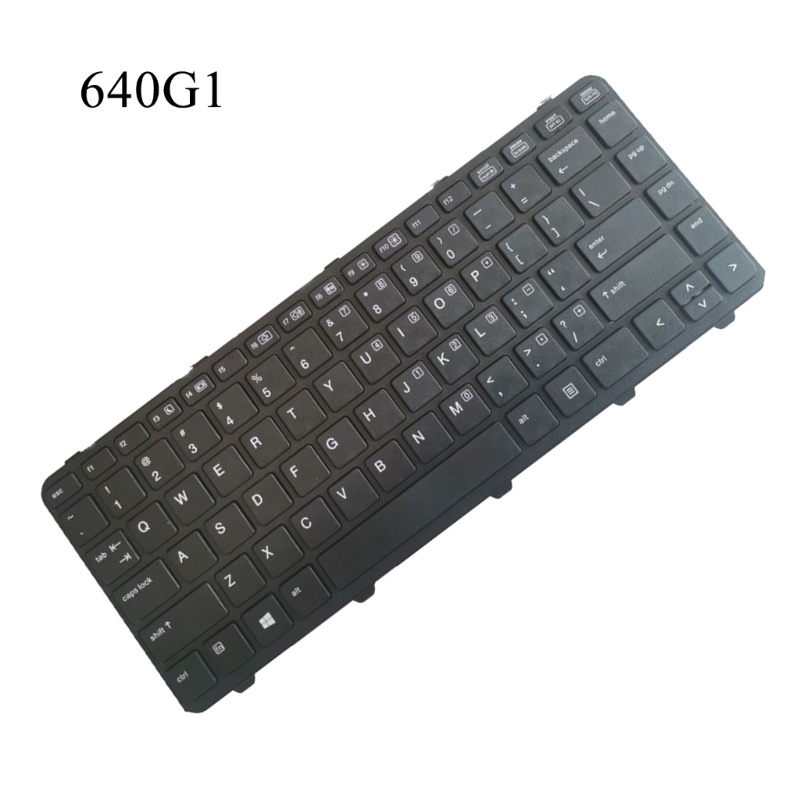 Btsg Untuk HP PROBOOK 640g1 645g1 Keyboard Dengan Frame US 738687-001 Win8 Aksesoris Keyboard Hitam Pengganti Baru