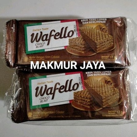 

WAFELLO ROMA WAFER COKELAT ITALIAN TASTE (1 Pack Isi 10 pcs)