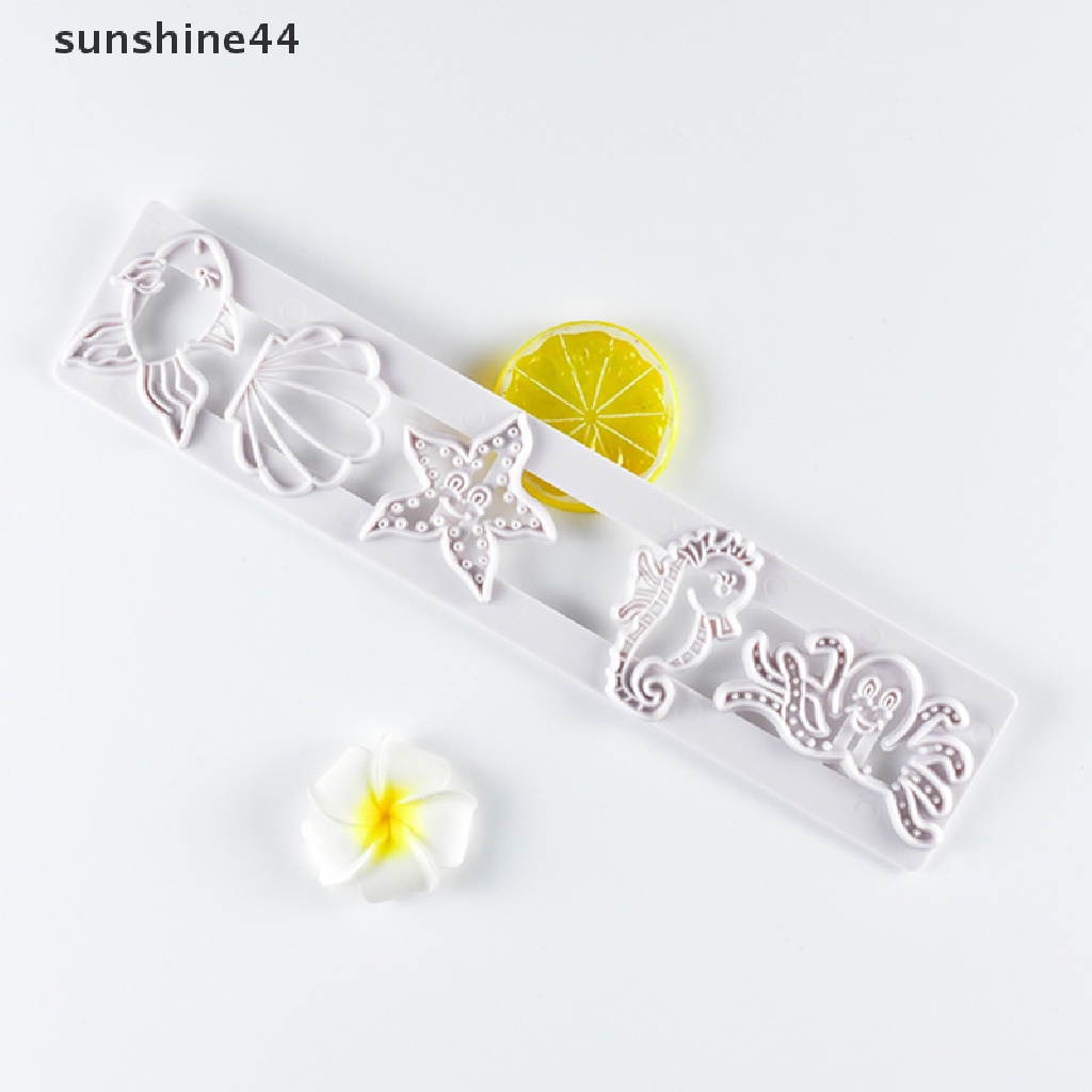 Sunshine Cetakan Fondant Tema Laut Untuk Dekorasi Kue