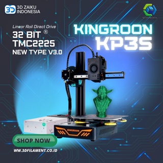 3D Printer Kingroon KP3S NEW Linear Rail Direct Drive 32 Bit TMC2225