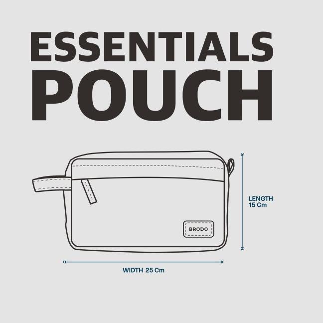 Tas Pria BRODO Essential Pouch Olive