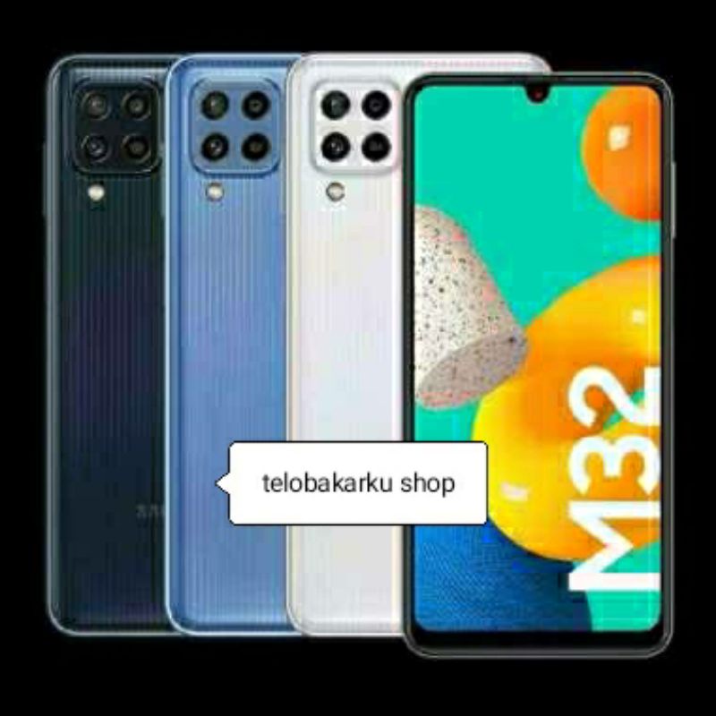 Samsung m32 6/128 baru garansi resmi