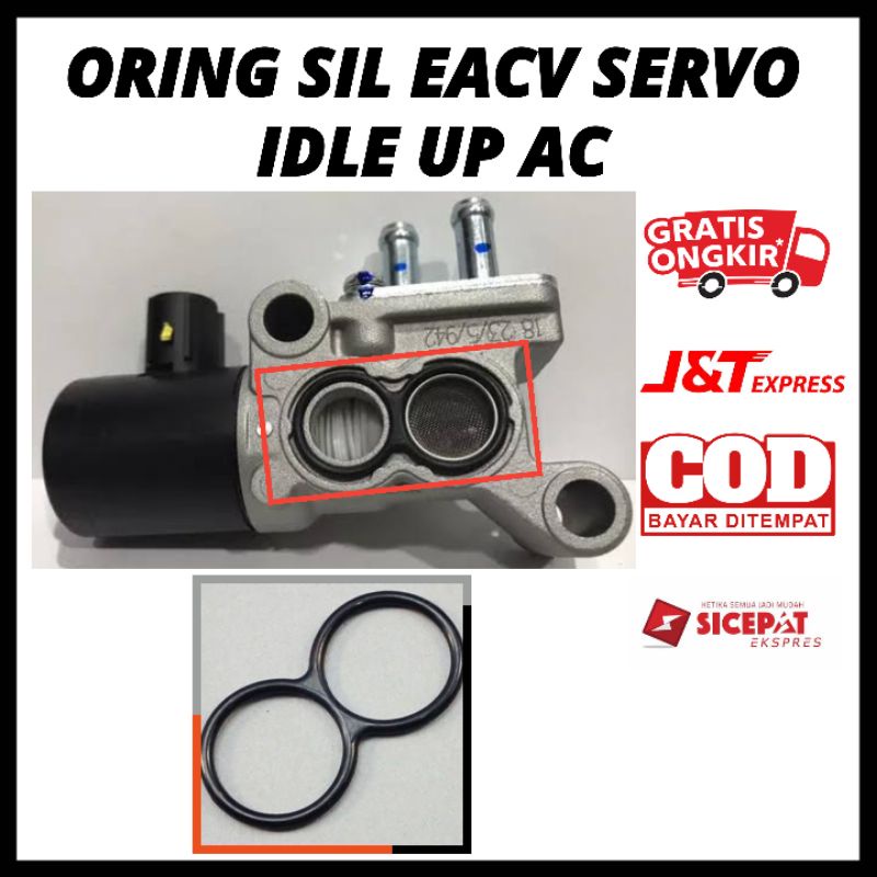 ORING SIL SEAL EACV SERVO IDLE UP AC Mobil Honda
