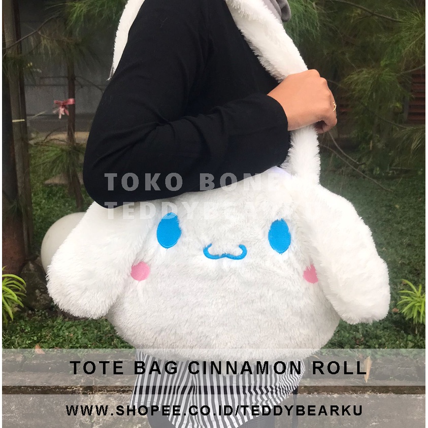 REAL PIC! TAS CINNAMOROLL Kelinci Bunny / Cinnamonroll / Cinamonroll Shoulder Tote Bag Cinamonrol Cewek Remaja Anak