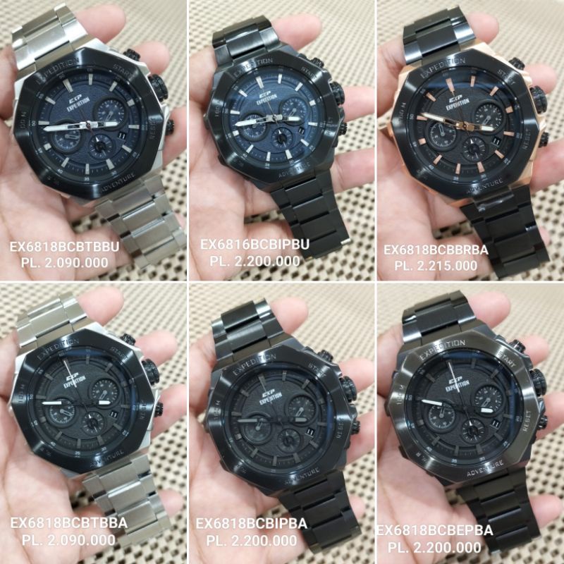 Expedition Pria E 6818 MC Original // Expedition Pria E 6818 MA Leather Strap Original