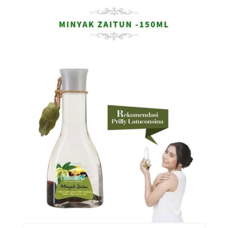 Minyak Zaitun Herborist 150 ml Vit E/Melembabkan kulit Wajah/ Membersihkan Make Up