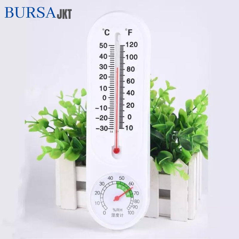 THERMOMETER DINDING / MEJA PENGUKUR SUHU KELEMBAPAN ANALOG TEMPERATURE