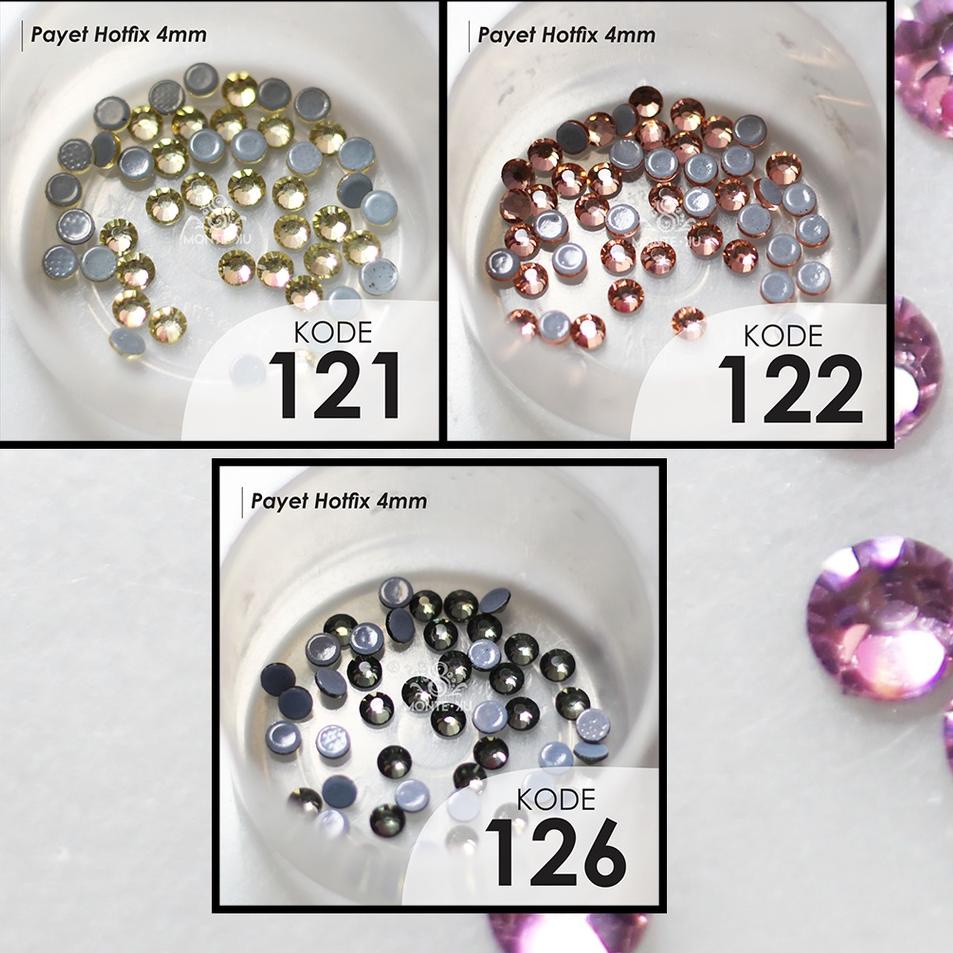 Stock Terkini Monte Manik Mote Beads Borci Payet Hotfix Permata Kristal 4mm 5mm Kristal Tempel Kecil